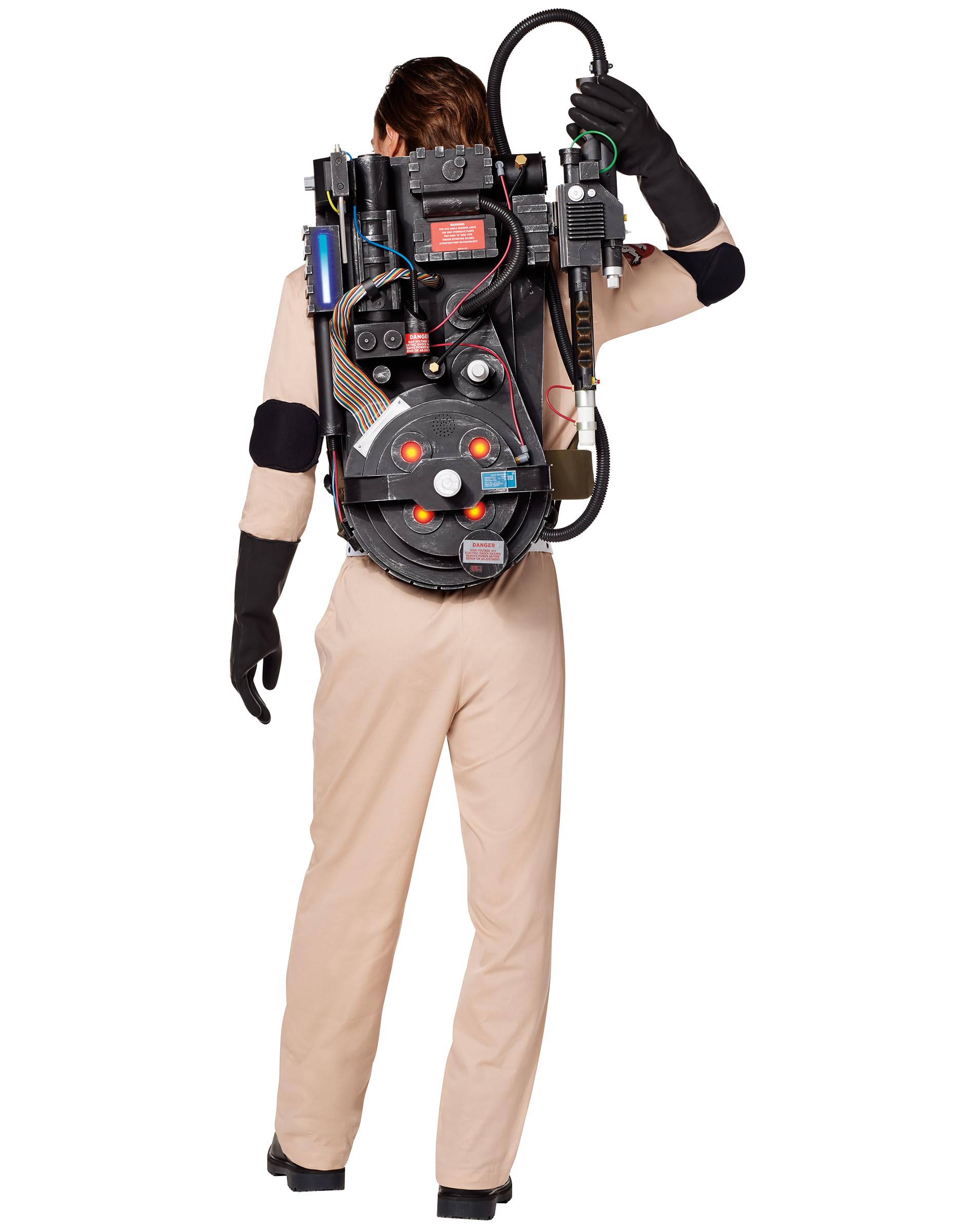 Official Ghostbusters Proton Pack Replica - Life-Size with LED Lights & Sound Effects | 3 Color Modes | Halloween Cosplay & Movie Collectible | Perfect for Costume Parties & Themed Events
