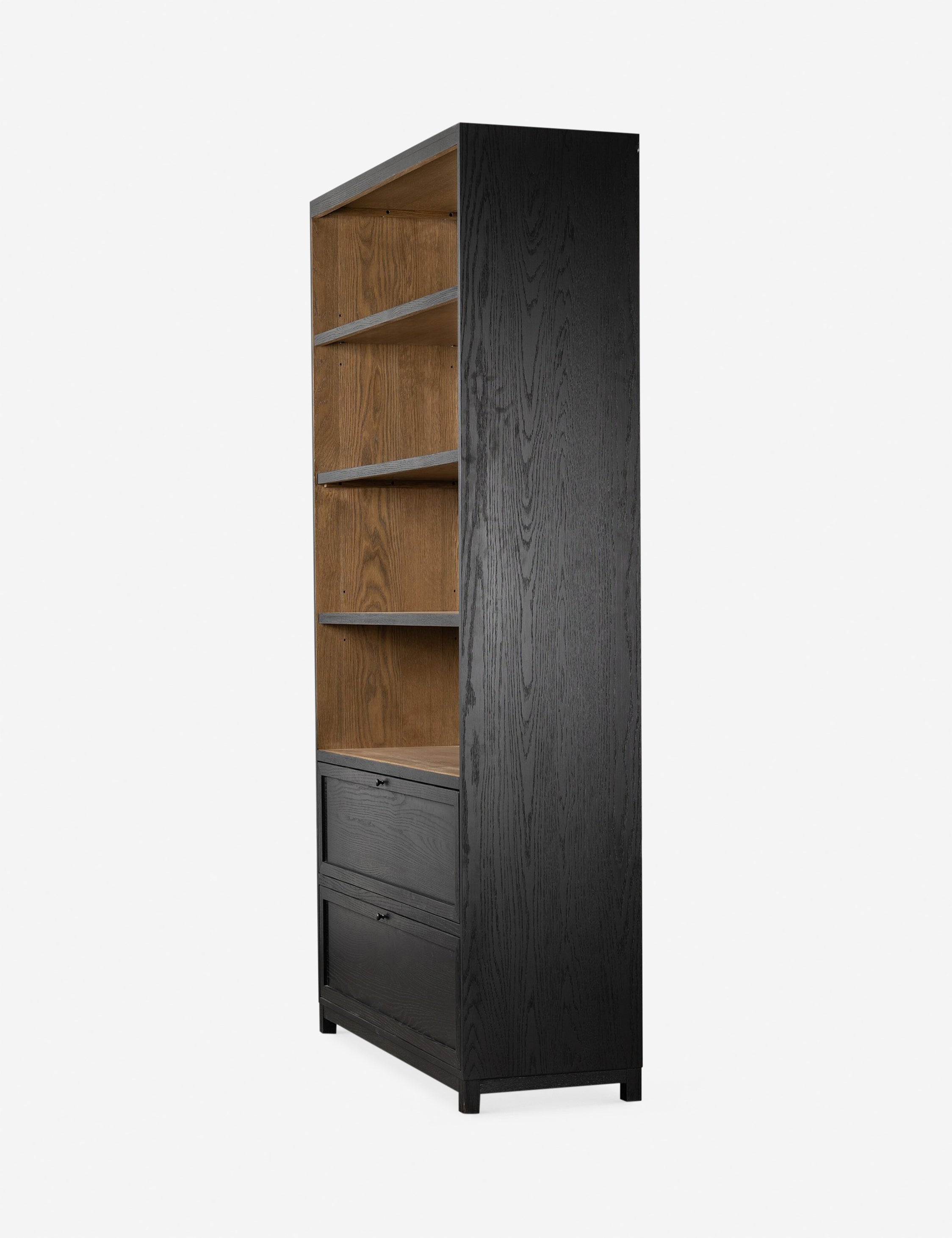 Stylish Carly Bookcase - Modern Wooden Bookshelf for Home & Office Organization - Perfect for Living Room, Bedroom, or Study Room Decor