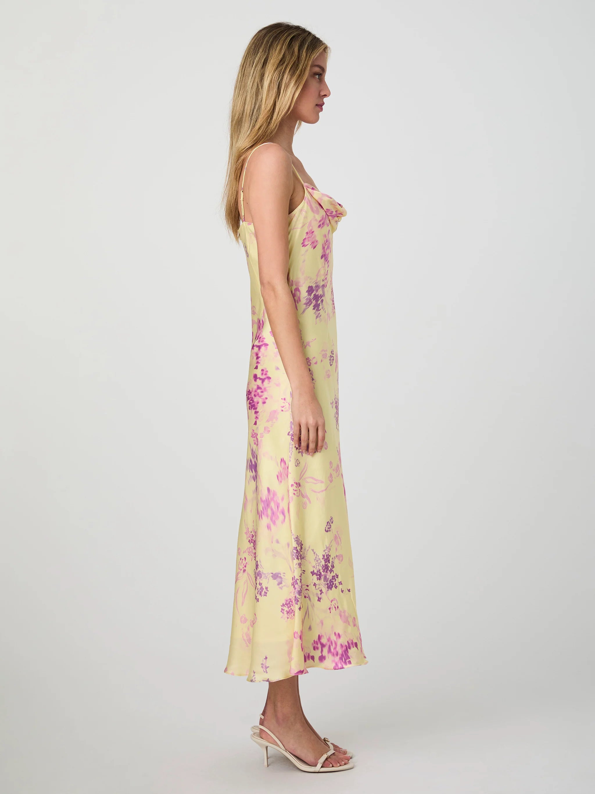 Aurelia Satin Midi Dress for Women - Elegant Party & Evening Gown - Perfect for Weddings, Cocktail Parties & Special Occasions