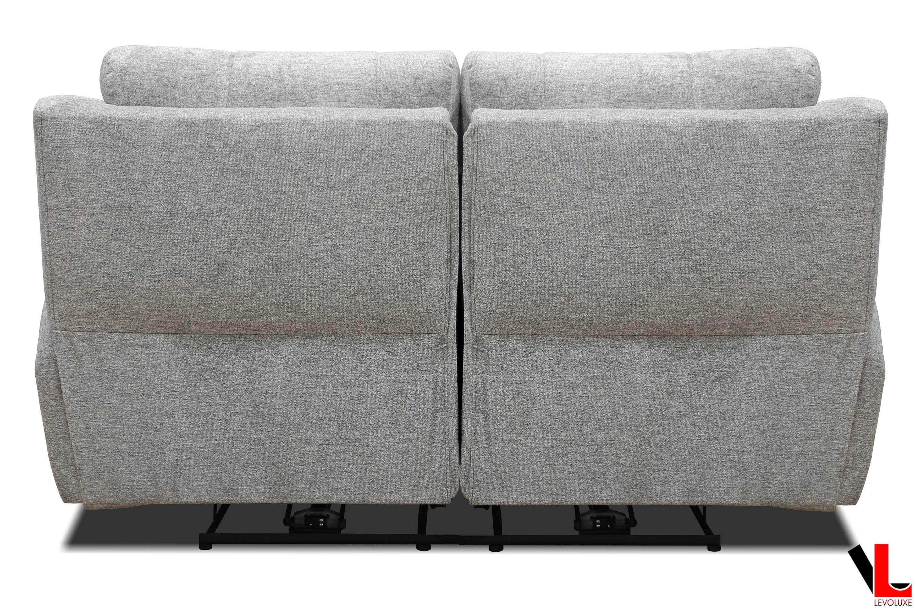 3-Piece Power Reclining Living Room Set - Tweed Ash Fabric Sofa, Loveseat & Chair with Adjustable Headrests | Perfect for Home Theater, Family Rooms & Relaxation Spaces