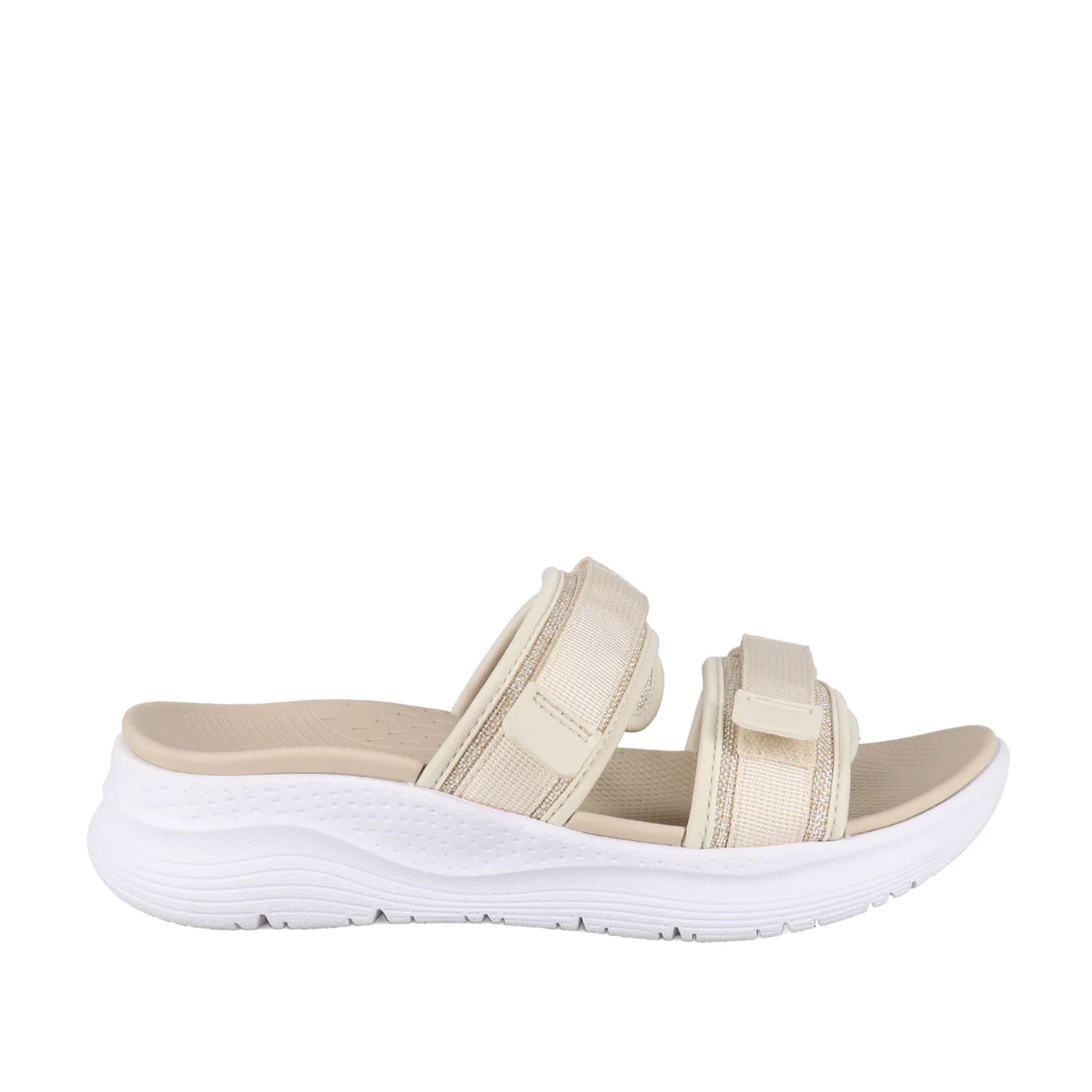 Aquatherm Women's Eclipse Running Shoes - Breathable Lightweight Sneakers for Women in Beige/White | Perfect for Jogging, Gym Workouts & Everyday Wear