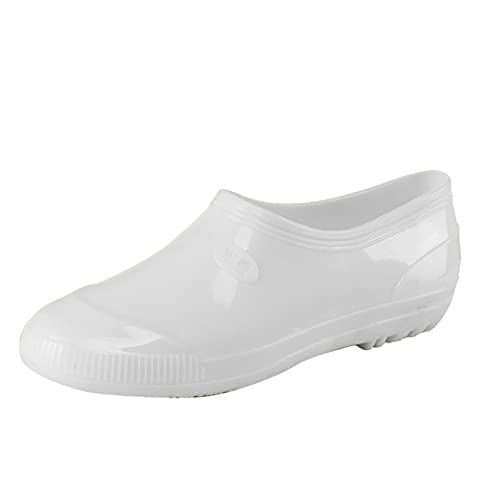 Xudanell Women's Waterproof Rain Booties - Non-Slip Rubber Sole High Top Ankle Boots for Rainy Days, Outdoor Walking & Gardening