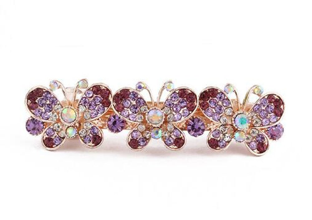 5PCS Rhinestone Bowknot Hair Clips for Women & Girls - Elegant Hair Barrettes & Hairpins for Parties, Weddings & Daily Styling
