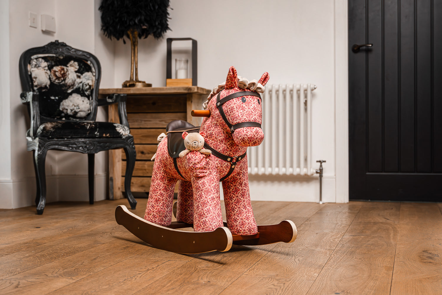 Cooper & Beau Classic Wooden Rocking Horse for Kids - Perfect Nursery Decor & Toddler Gift for Birthday or Christmas