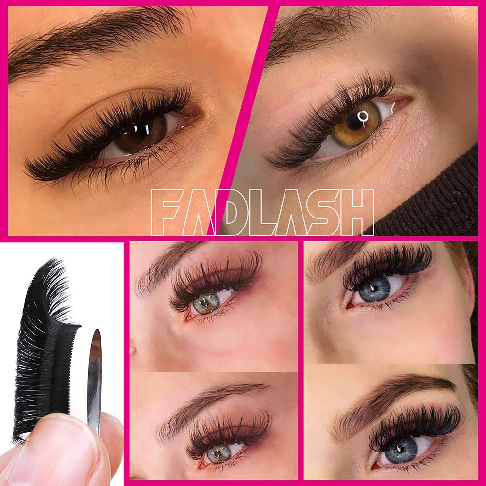 Premium DD Curl 0.05 Volume Lash Extensions - 18mm Easy Fan Lashes for 2D-10D Fluffy Eyelash Extensions | Perfect for Salon Professionals & DIY Lash Enthusiasts
