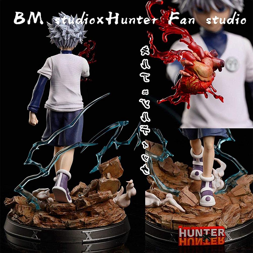 Hunter X Hunter Killua Zoldyck Anime Action Figure - 10.6 Inch Collectible Figma Model Toy for Kids & Fans - Perfect for Display, Gifts, and Cosplay Scenes