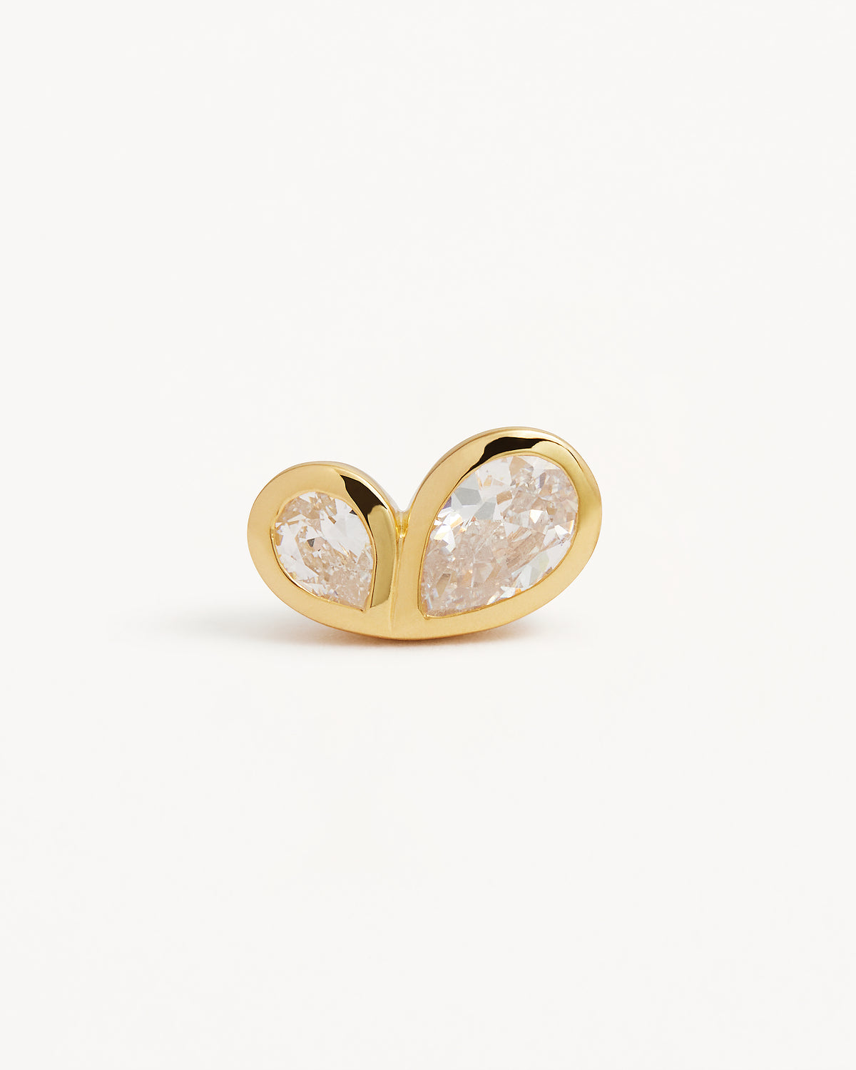 18K Gold Vermeil Adored Stud Earrings - Dainty Minimalist Earrings for Women - Perfect for Everyday Wear, Gift Giving & Special Occasions