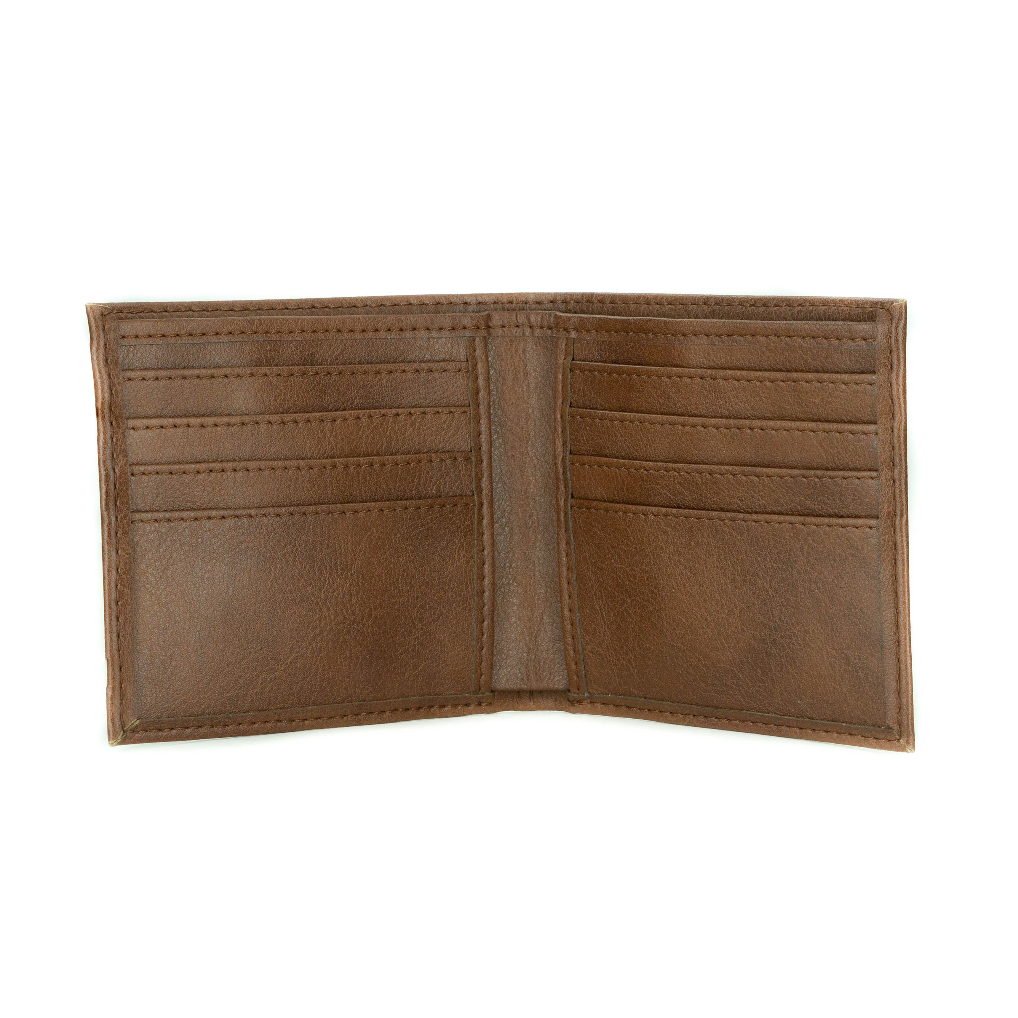 Novacas Decker Tan Genuine Leather Wallet for Men - Slim RFID Blocking Bifold Wallet with Money Clip - Perfect for Everyday Use & Travel