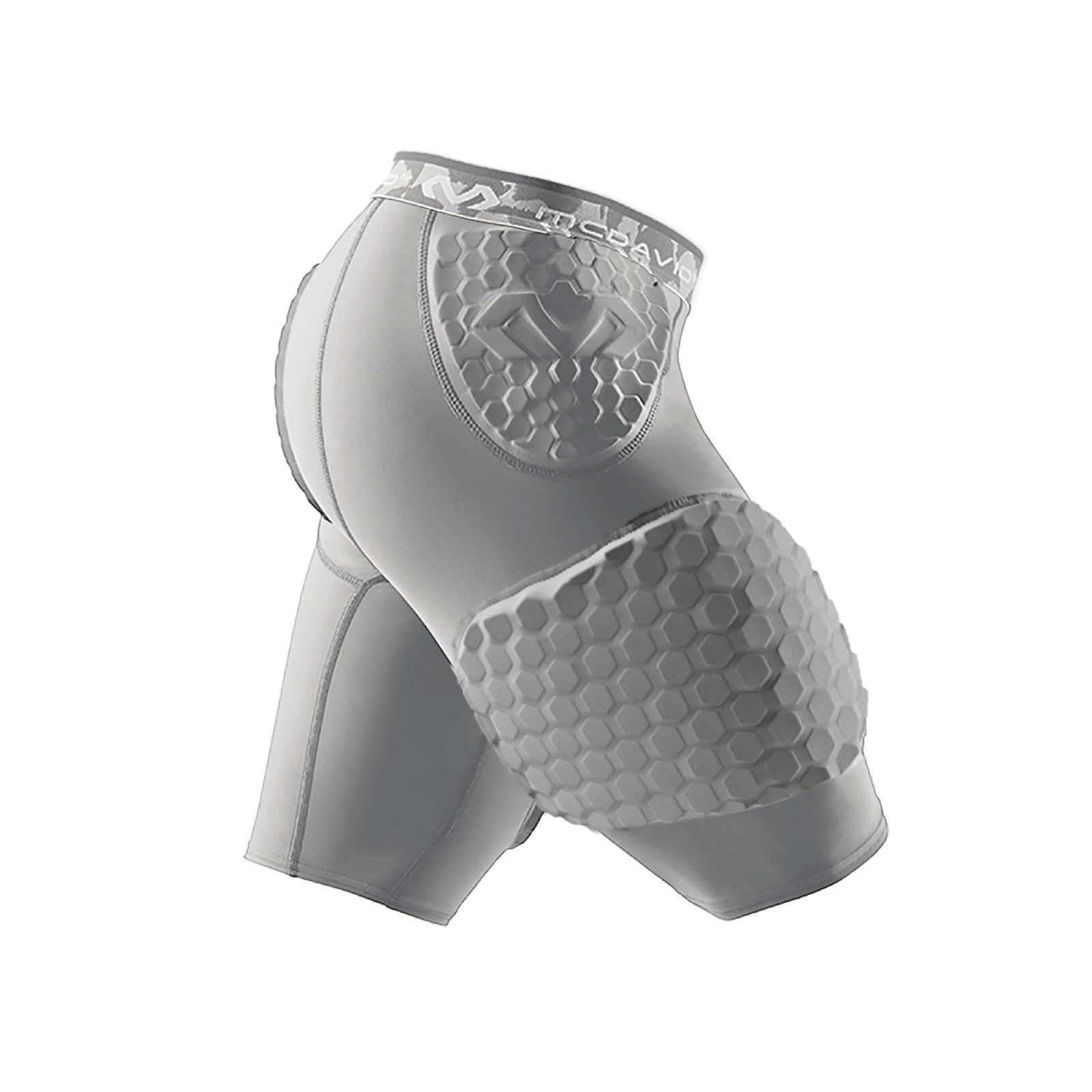 McDavid Men's Football Shorts with Contoured Wrap-Around Thigh Pads - Compression Fit, Comfortable & Breathable for Maximum Protection - Perfect for Football Training, Practice and Games
