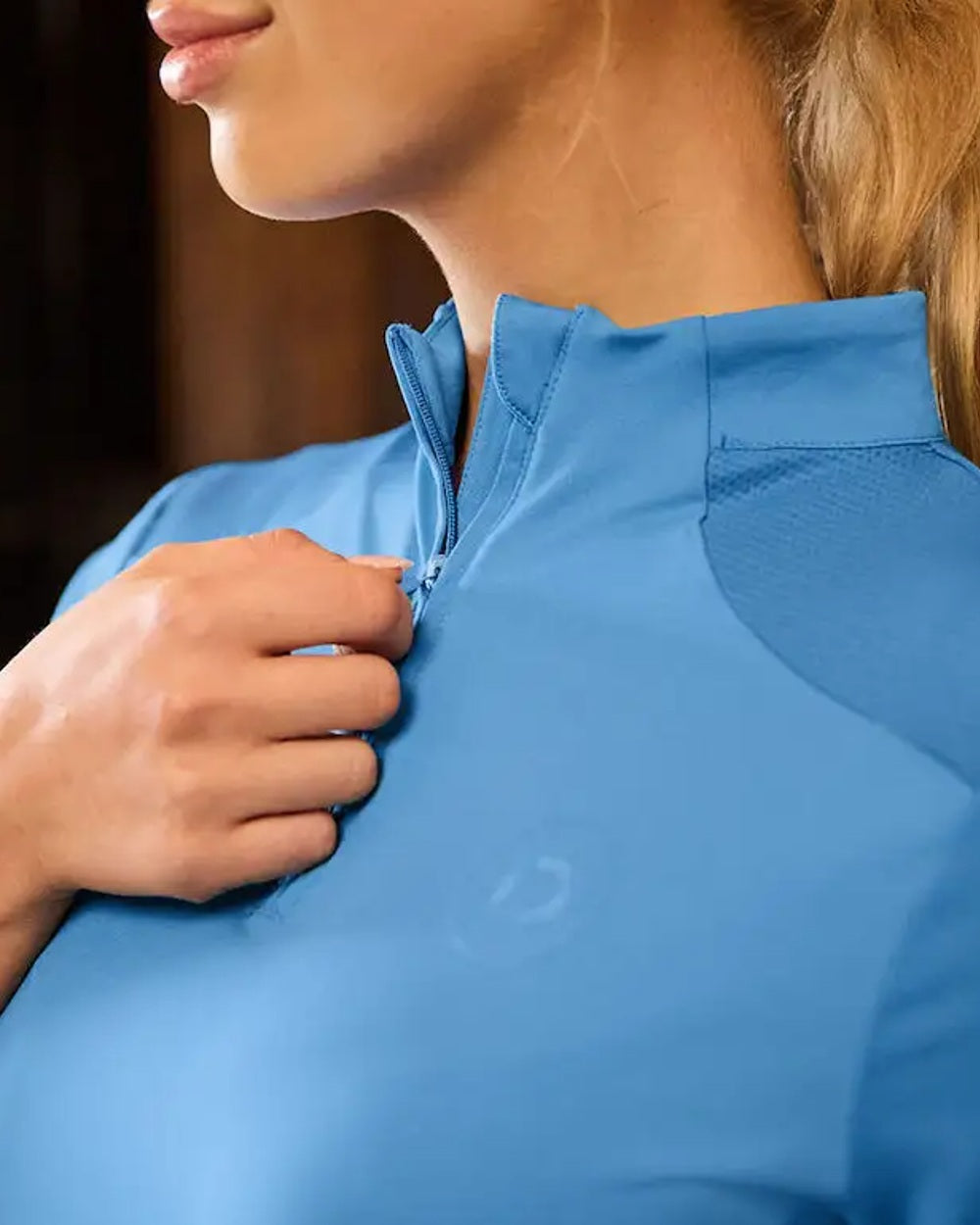 Dublin Tabby Women's Short Sleeve Equestrian Riding Shirt - Breathable & Comfortable for Horseback Riding, Training & Outdoor Activities