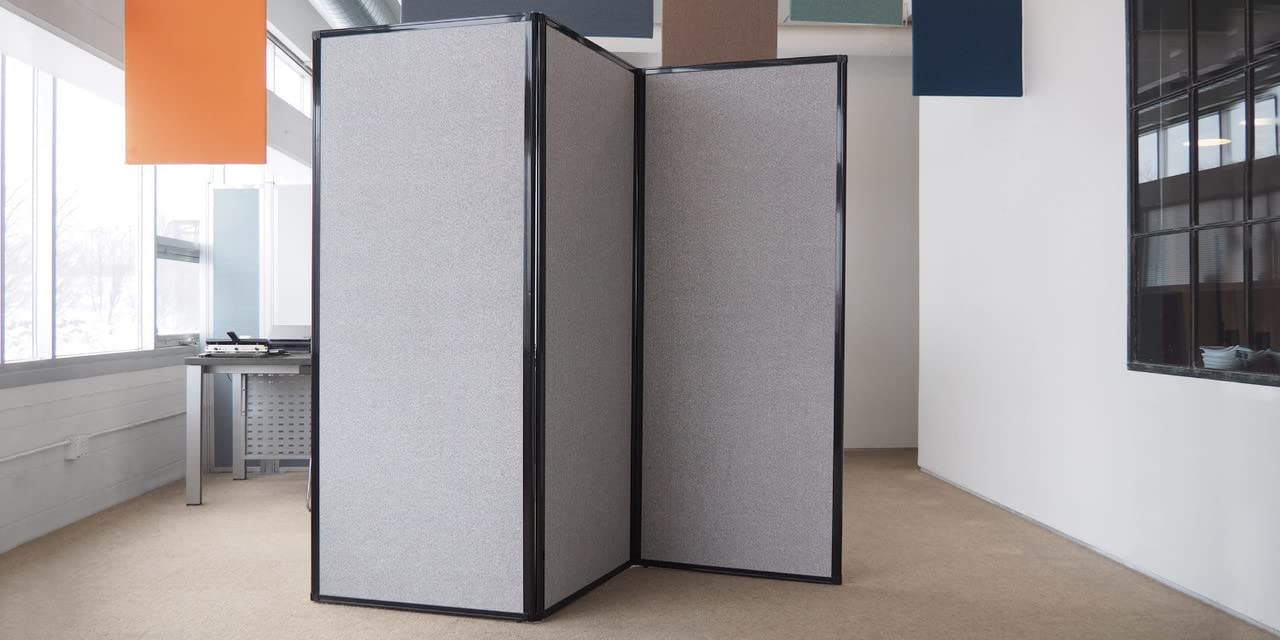 Versare Privacy Screen Folding Panel - Durable Wall Partition & Lightweight Portable Room Divider | 7'6