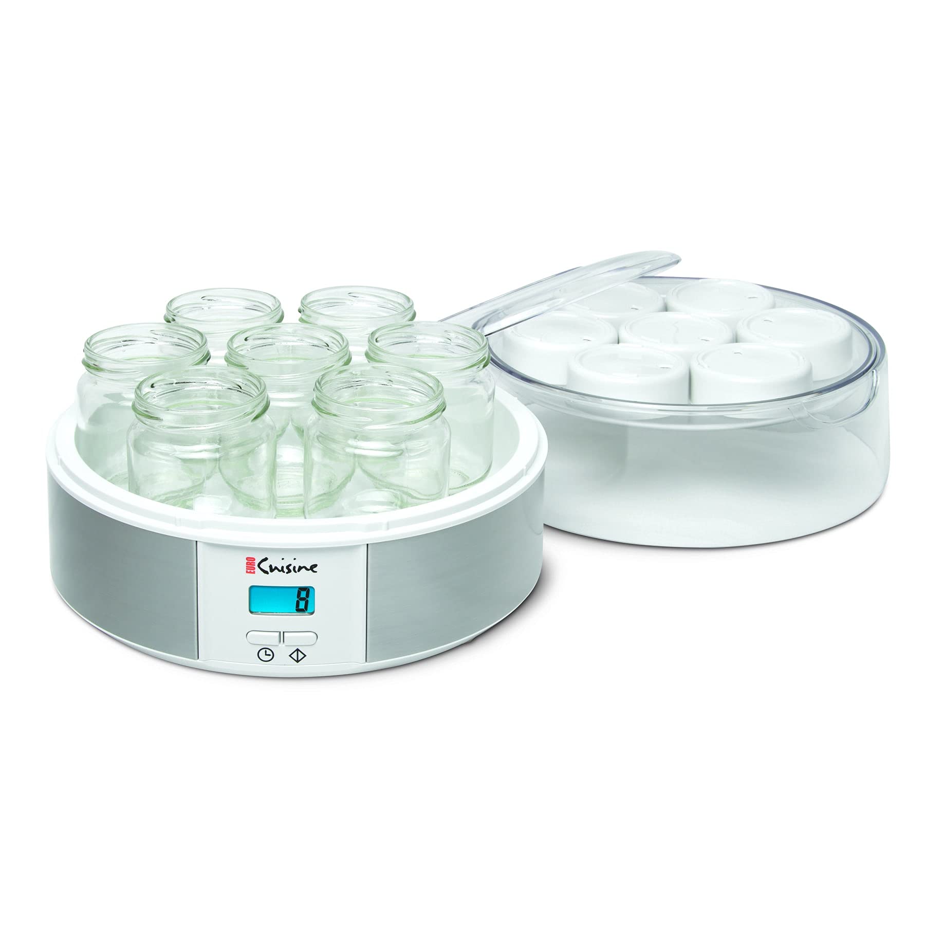 Automatic Digital Yogurt Maker with Clear Glass Container - Perfect for Homemade Yogurt, Healthy Breakfast & Keto Diet