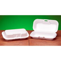 Styrofoam Hot Dog Trays - 84 Pack | Disposable Food Containers for Parties, Picnics & Concessions | Perfect for Hot Dogs, Hamburgers & Snacks