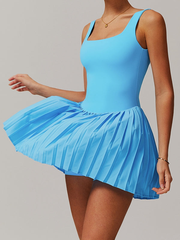 ZASUWA Women's Backless 2-in-1 Quick Dry Dress - Perfect for Beach, Pool & Summer Vacation Outfits