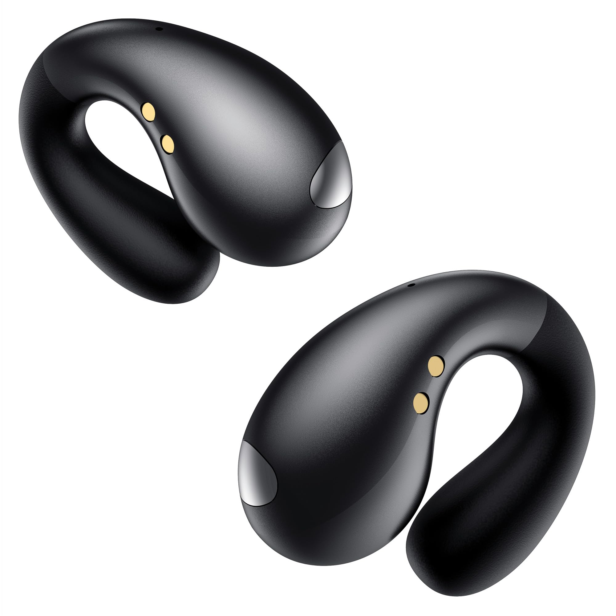 Ultra Open Ear Earbuds - Wireless Bluetooth Bone Conduction Headphones with Secure Clip-On Design, Comfortable Over-The-Ear Fit for Small Ears | Perfect for Running, Gym Workouts, Cycling, Hiking & Outdoor Sports Activities