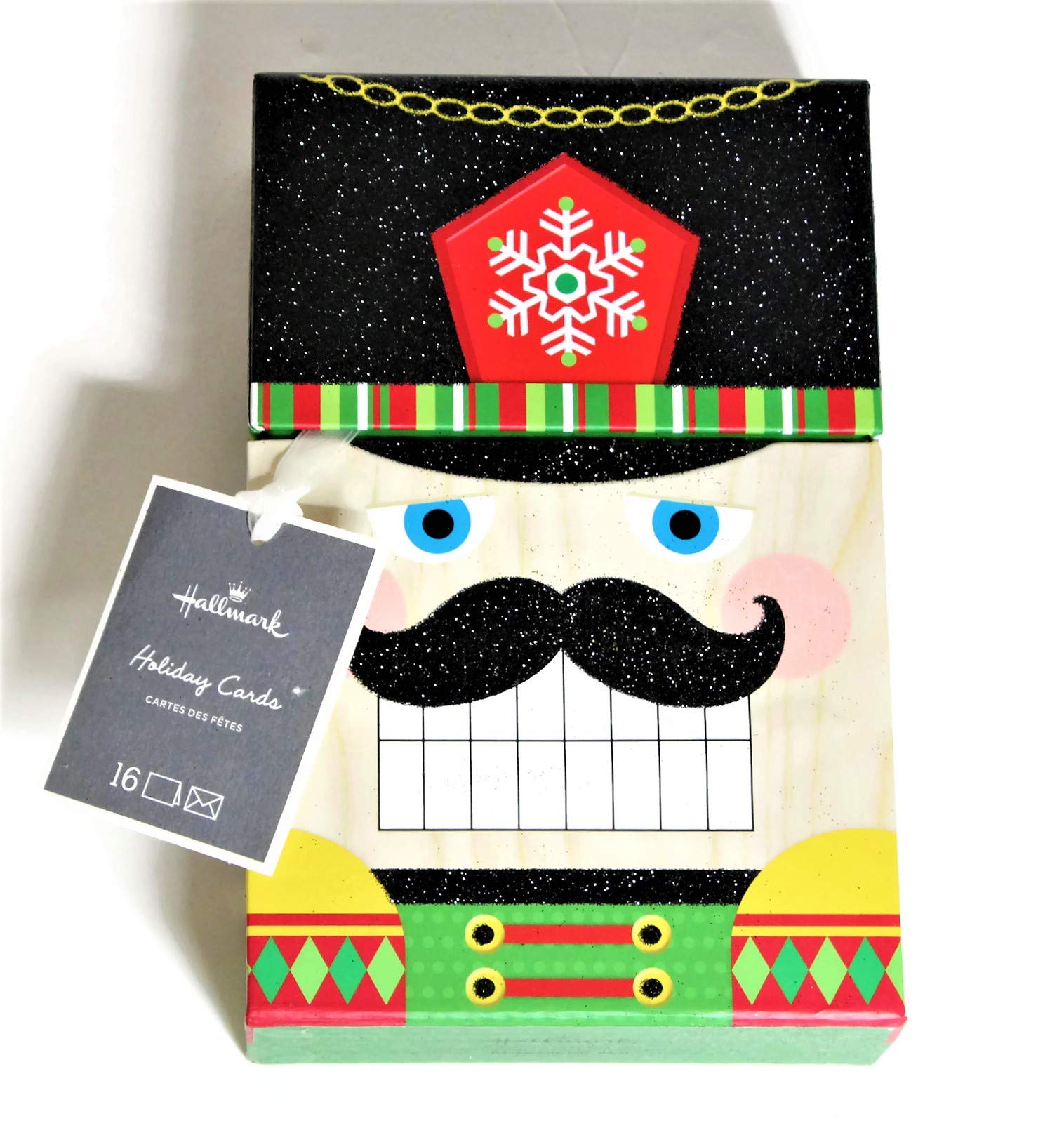 Hallmark Christmas Boxed Greeting Cards PX6407 - Nutcracker Themed Holiday Cards Set in Festive Nutcracker Design Box - Perfect for Holiday Gifts, Christmas Wishes & Seasonal Decorations