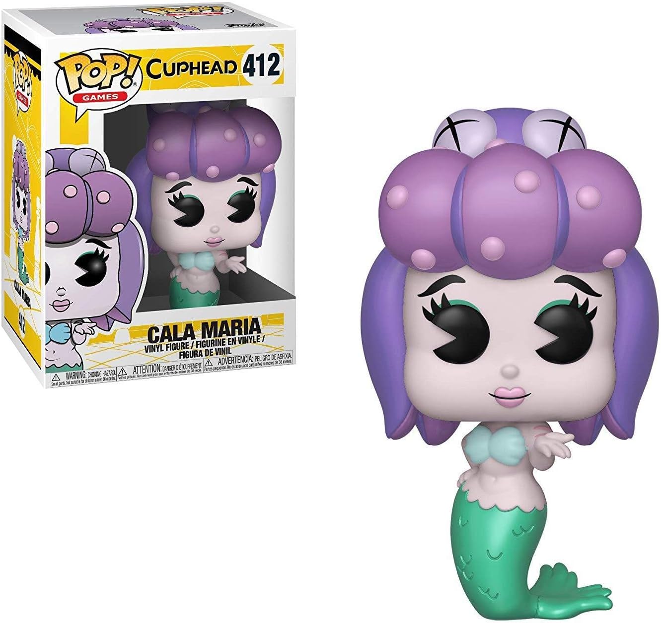 Cuphead Cala Maria #412 Action Figure - Collectible Video Game Merchandise for Fans | Perfect for Display, Gifts, and Gaming Enthusiasts