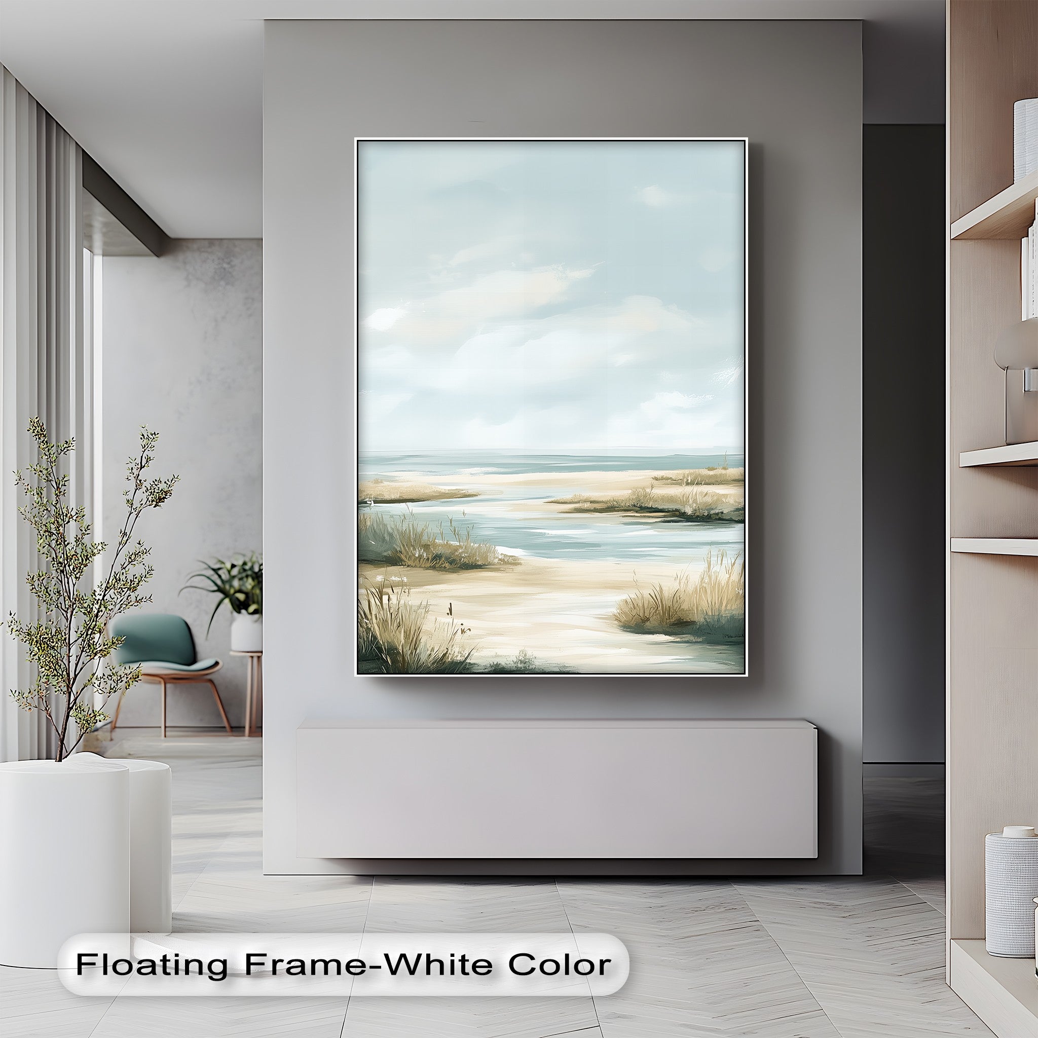 Coastal Dunes Serenity Landscape Canvas Prints - Beach Wall Art for Living Room, Bedroom & Office Decor