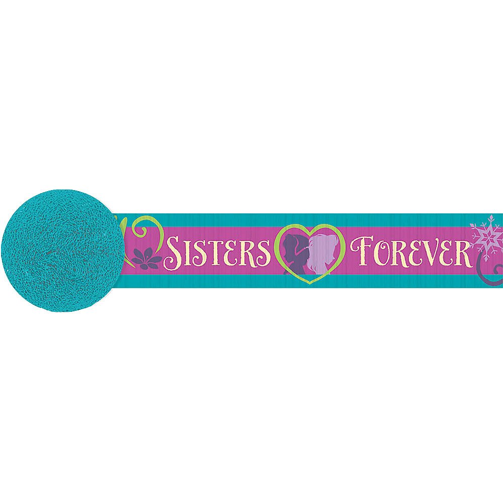 30 Ft. Frozen-Themed Crepe Streamers - Bulk Party Decorations for Birthday, Wedding & Baby Shower Events