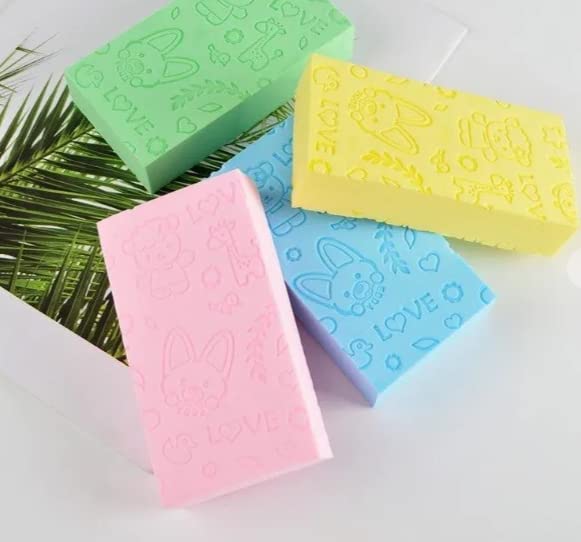 Exfoliating Body Scrubber Sponge - Gentle Dead Skin Remover for Face & Body - Soft Shower Sponge for Women & Men - Perfect for Daily Skincare & Smooth Skin Routine