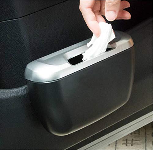 Portable Car Trash Can - Small Garbage Bin for Car, Office & Home - Ideal for Road Trips, Commuting & Workspace Organization