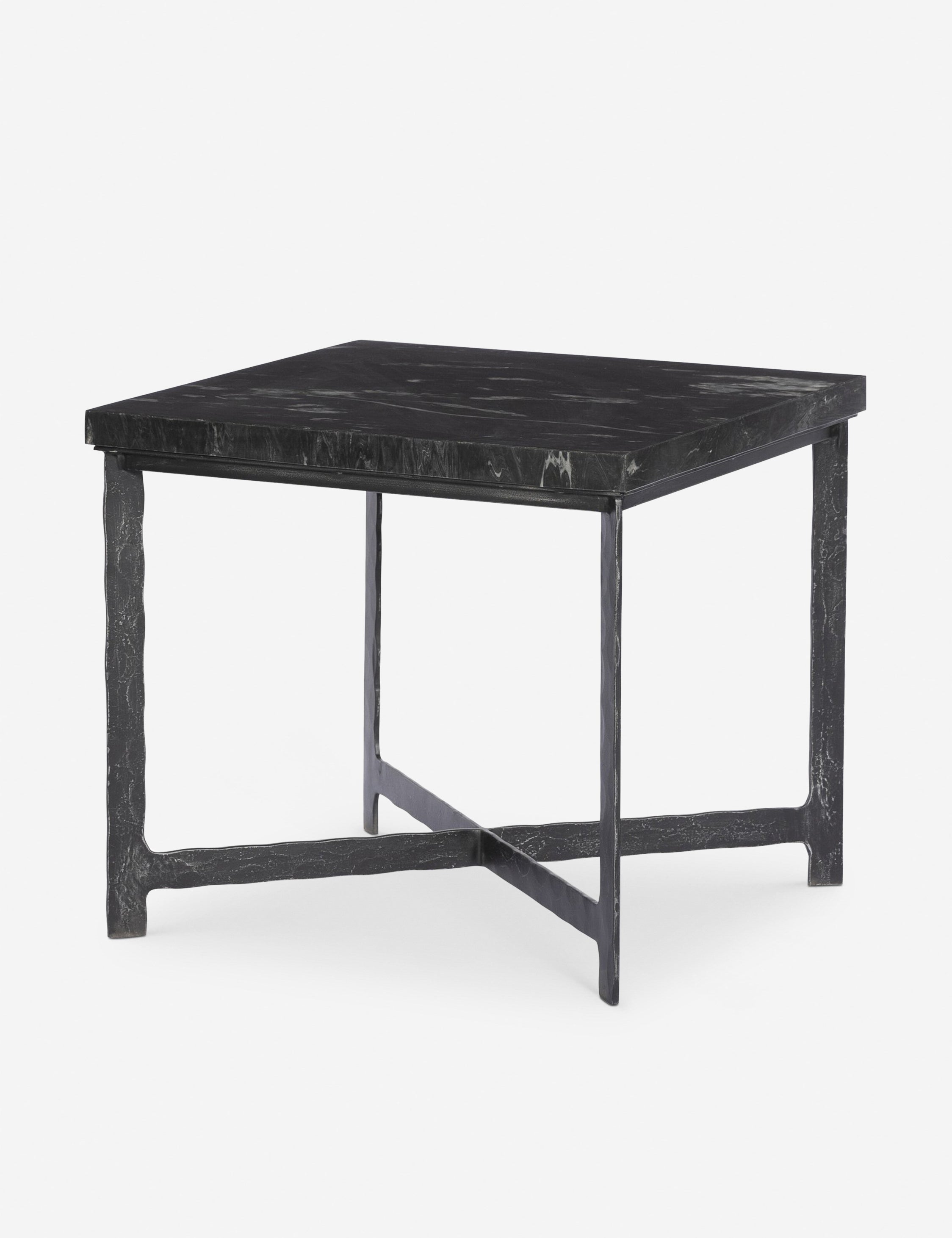 Modern Breslin Side Table - Stylish Nightstand for Bedroom, Living Room & Office - Compact End Table with Storage Shelf - Perfect for Small Spaces, Apartments & Dorm Rooms