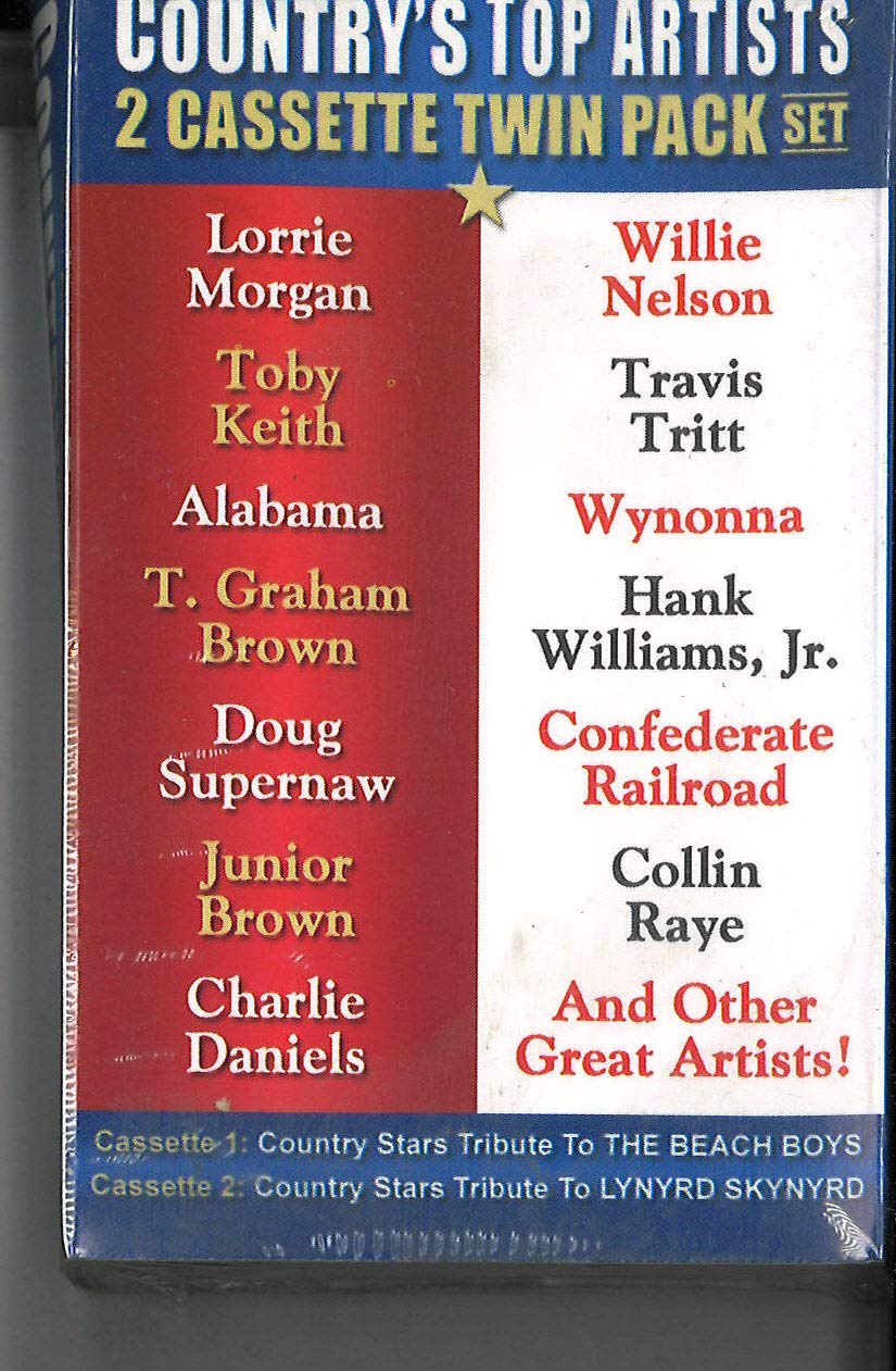 Country's Top Artists: 2 Cassette Set - Classic Country Music Collection for Road Trips & Home Listening