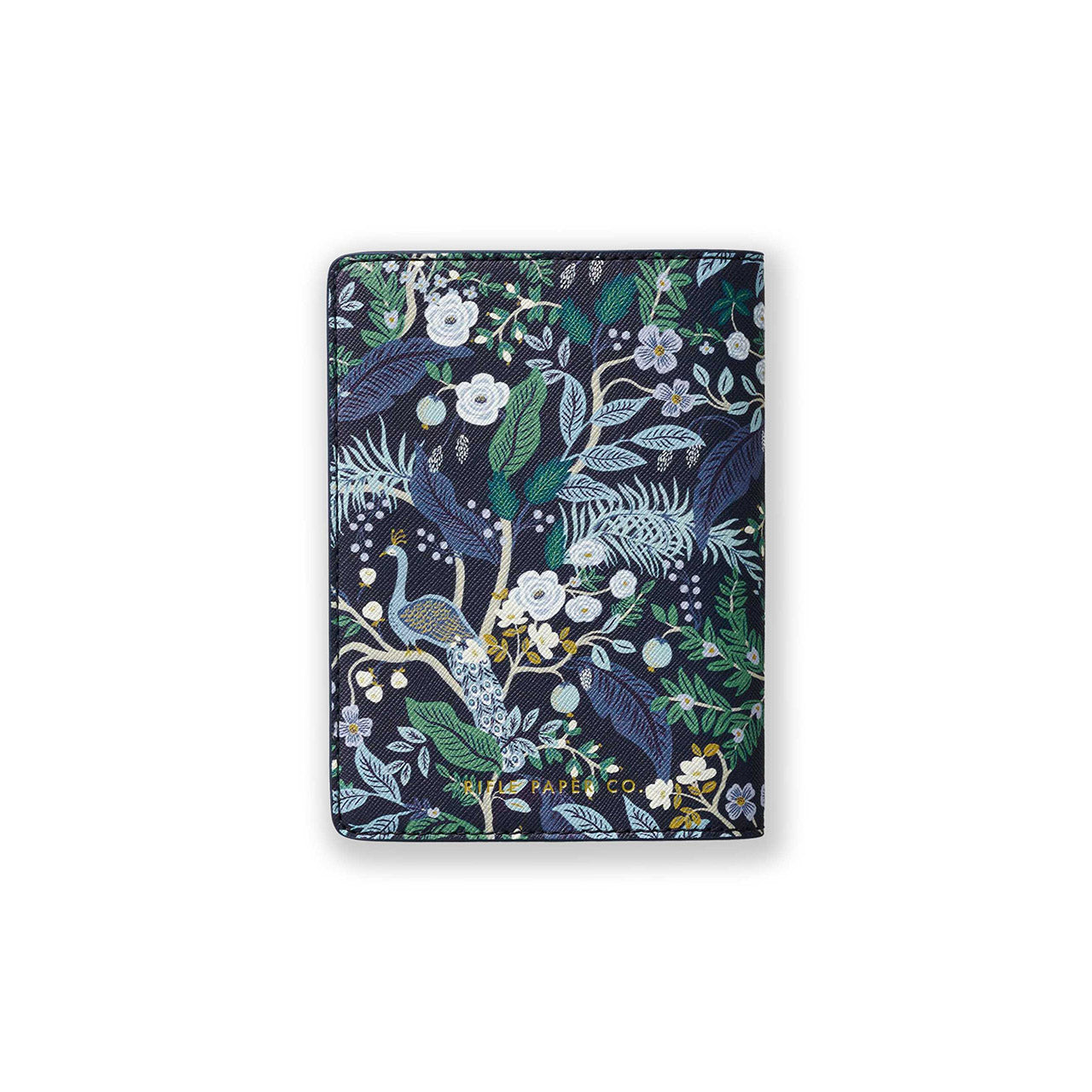Stylish Peacock Print Passport Holder - RFID Blocking Travel Wallet for Women & Men - Perfect for Airports, Vacations & International Trips