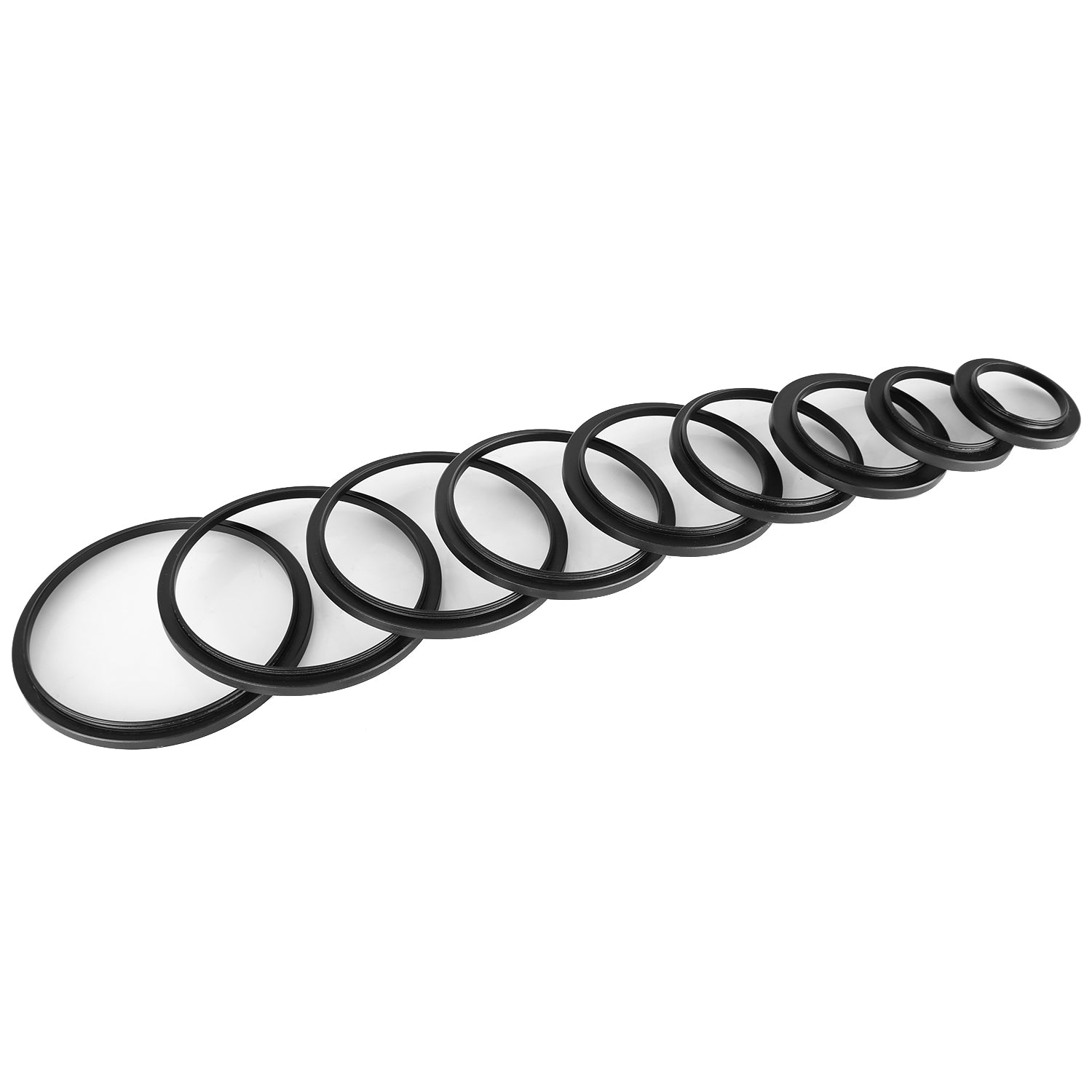 NEEWER 9-Piece Step-Up Lens Filter Adapter Rings Kit for DSLR & Mirrorless Cameras - Perfect for Wide-Angle, Macro & Landscape Photography