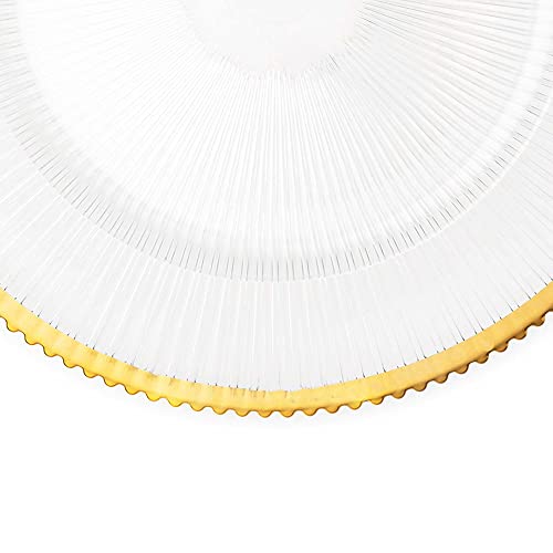Scalloped&Beaded Gold