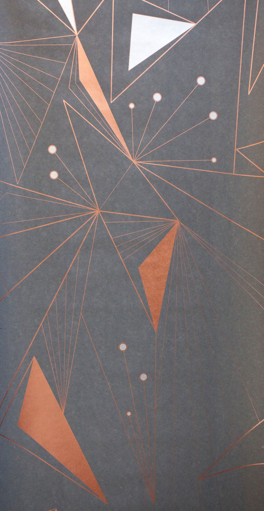 DecoPrism Metallic Copper Silver Bronze Peel and Stick Wallpaper - Self-Adhesive Removable Wallpaper for Bedroom, Living Room, Home Decor