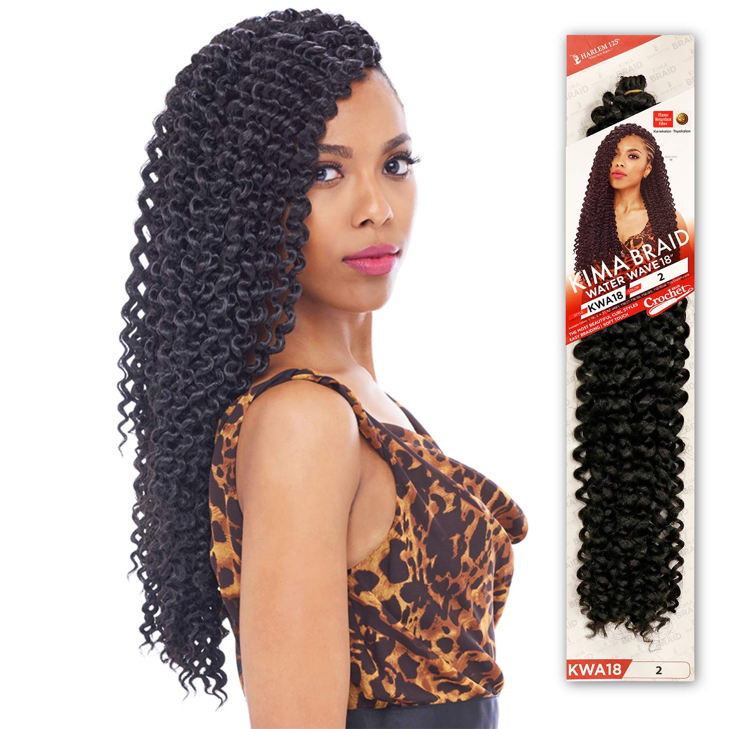 Harlem125 Crochet Braids Kima Braid Water Wave 18