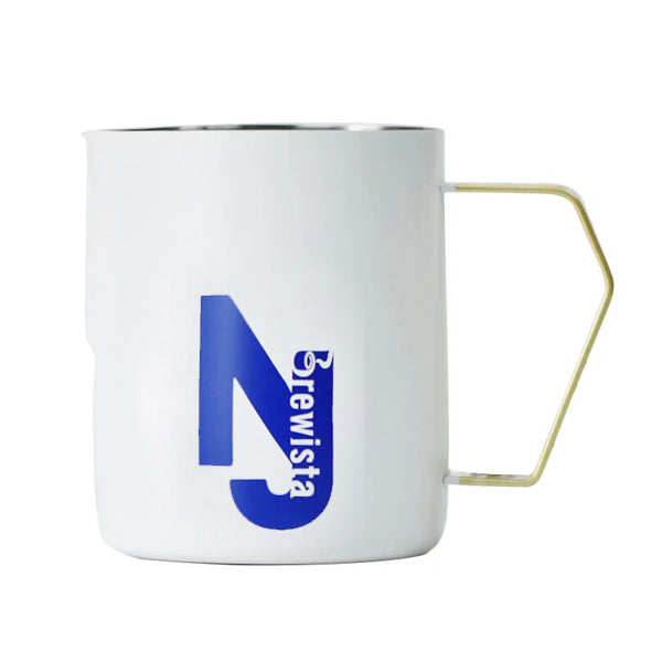 Brewista Professional Milk Frothing Pitcher - Stainless Steel Coffee Milk Jug for Latte Art, Espresso, Cappuccino - Perfect for Home Baristas & Coffee Shops