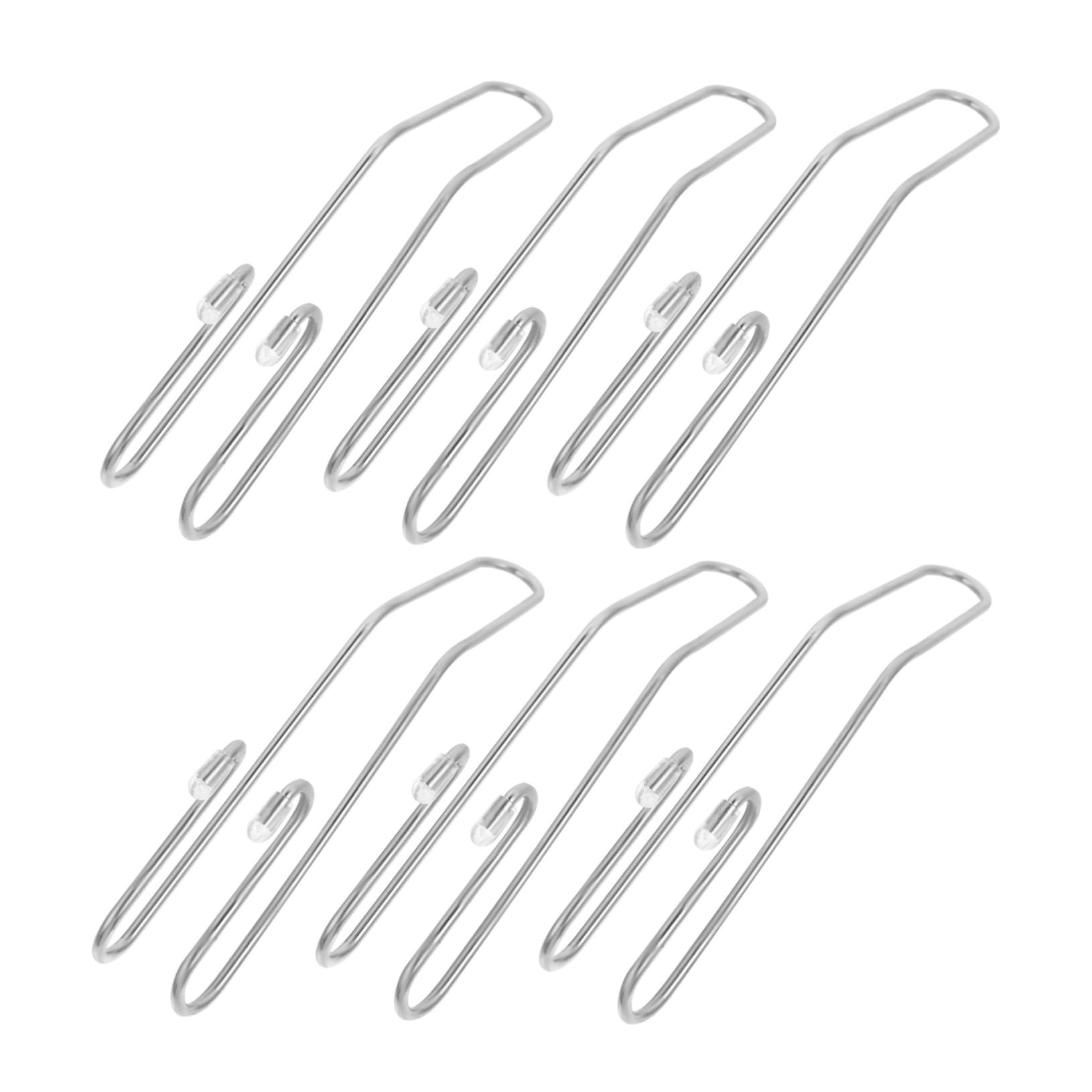 10-Pack Heavy Duty Stainless Steel Hooks - Multi-Purpose Metal Hanging Hooks for Car Seat Storage, Flower Pots, Home Organization & Indoor/Outdoor Use - Durable Hidden Hooks for Vehicle Storage Box & Household Items