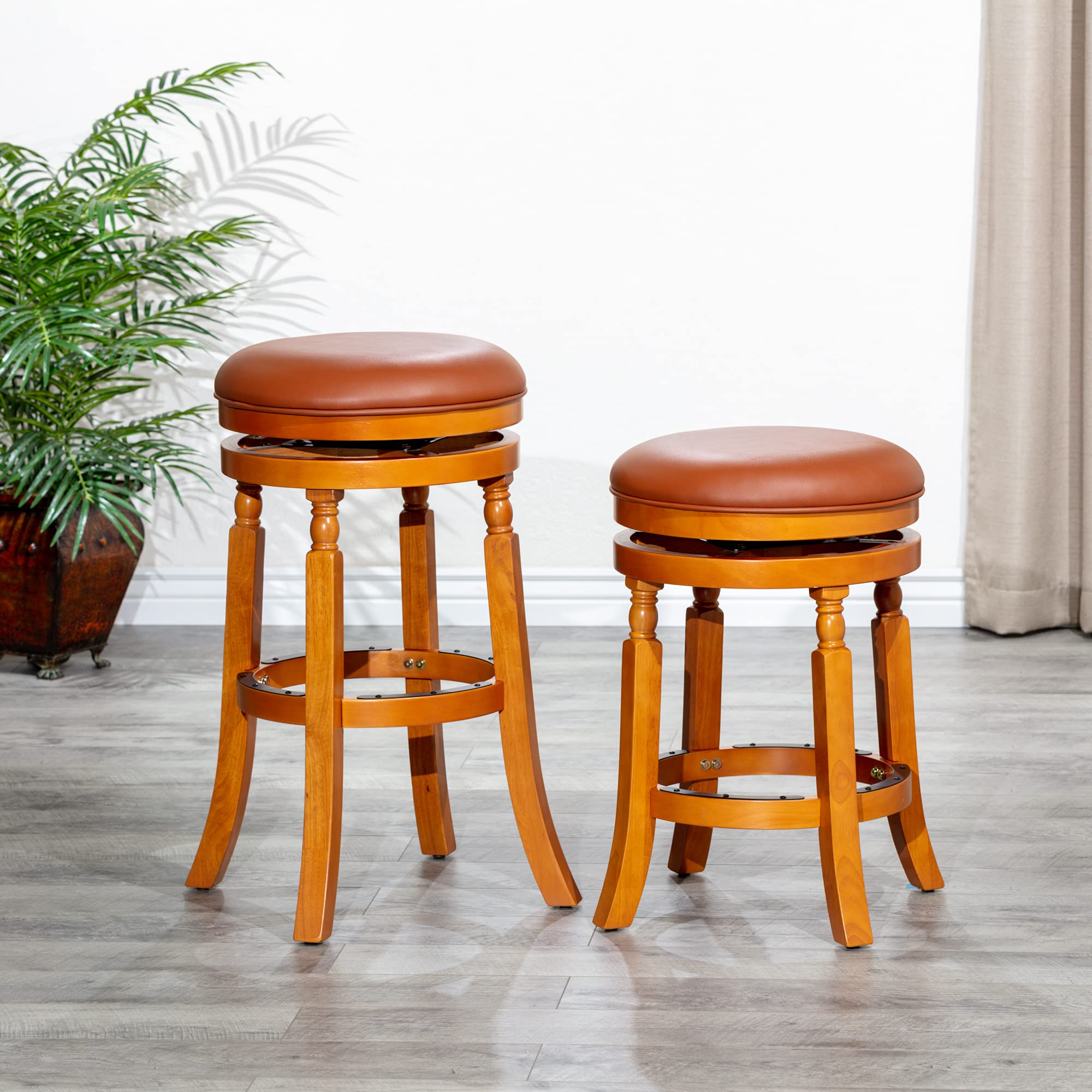 DTY Indoor Living Palmer Lake Swivel Bar Stool 30