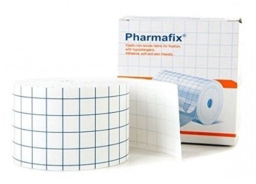 Pharmafix Hypo-Allergenic Adhesive Sports Tape - Breathable & Flexible Athletic Support for Wrists, Ankles & Joints - Ideal for Running, Basketball & Workout Injury Prevention
