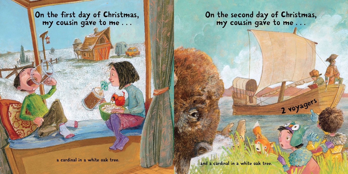 The Twelve Days of Christmas in Illinois - Holiday Book for Kids | American Christmas Traditions | Perfect for Family Reading & Classroom Activities