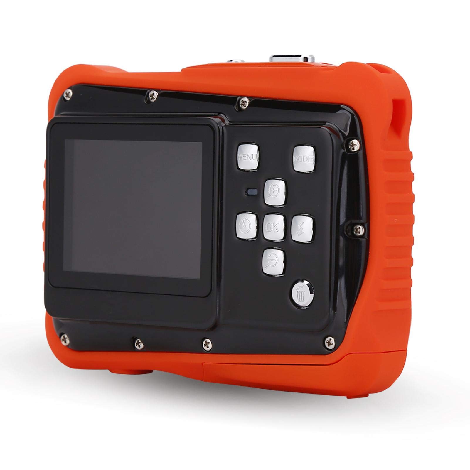 Niiyen Waterproof Kids Swimming Camera - HD Underwater Digital Camcorder for Children, Orange Waterproof Camera for Pool, Beach & Snorkeling - Perfect for Family Vacations & Water Adventures