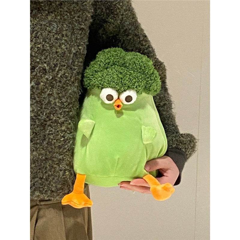 Adorable Broccoli Chicken Plush Toy - Kawaii Stuffed Animal for Kids, Girls & Boys | Perfect Gift for Birthday, Christmas & Home Decor