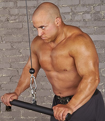 HOG LEGS 'The Rack' Gym Cable Attachments Set - FAT GRIP 'Subprimal' EZ Curl Bar, 'Ham Bone' Triceps Bar, 'Pork Chop' V Cable Bar & 'Ham Hock' Straight Bar for Cable Bicep & Tricep Workouts | Perfect for Home & Commercial Gyms, Strength Training & Muscle Building
