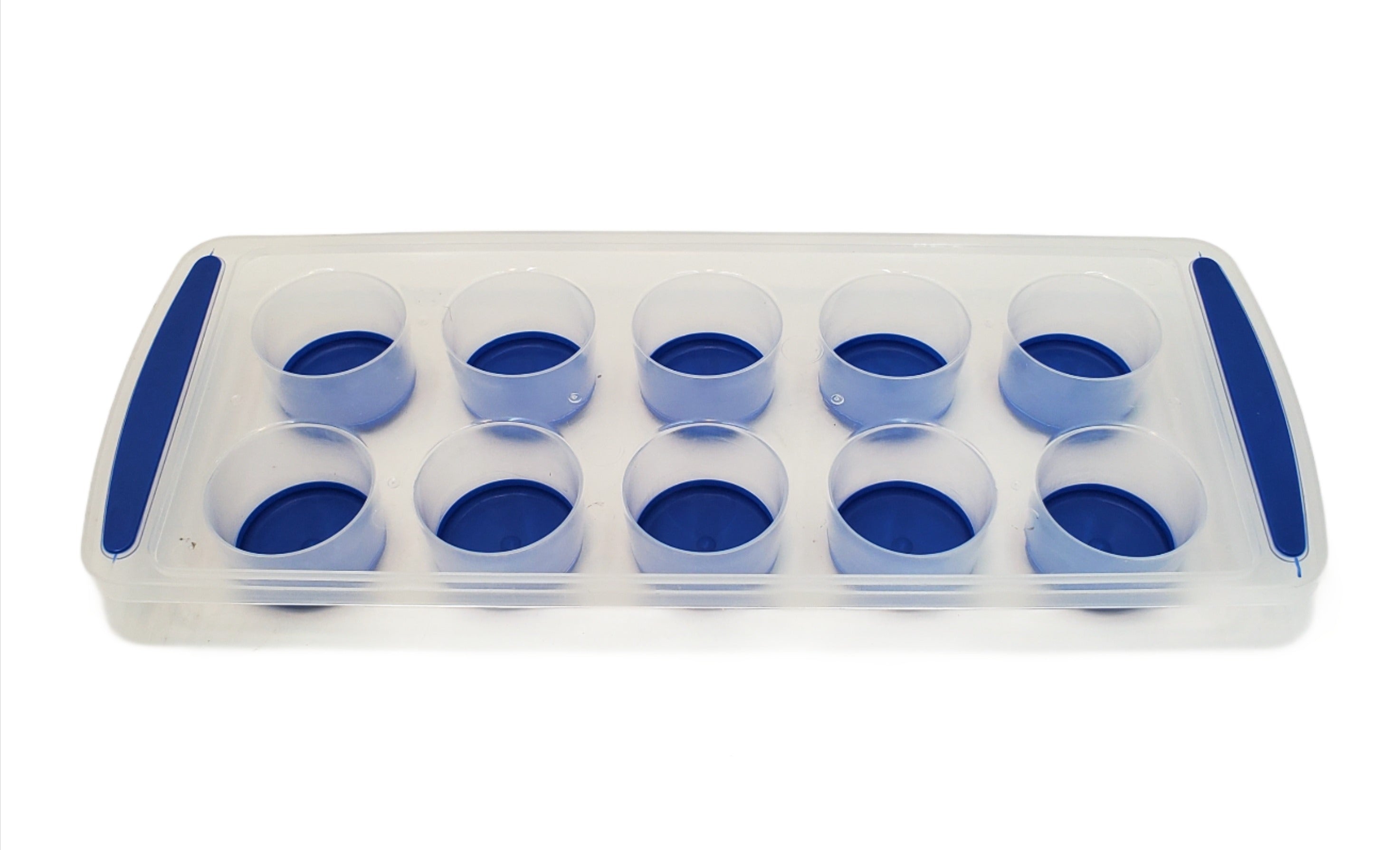 Premium 13.5x5.5 Inch Silicone Ice Cube Tray with Lid - BPA Free, Flexible & Durable for Perfect Ice Cubes - Ideal for Cocktails, Smoothies, and Home Bars