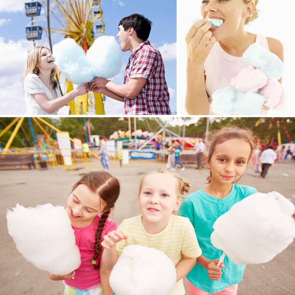 Cotton Candy Machine for Kids - Mini Candy Floss Maker for Birthday Parties, Family Gatherings & Christmas Gifts | DIY Homemade Cotton Candy at Home | Perfect for Events, Carnivals & Sweet Treats