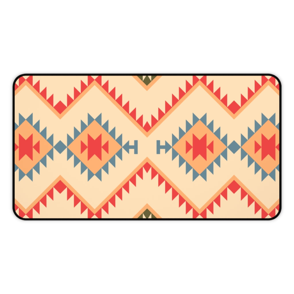 Boho Southwestern Canyon Slate Desk Mat - Extra Large Mouse Pad & Desk Accessory (3 Sizes) for Home Office, Gaming & Workspace Protection