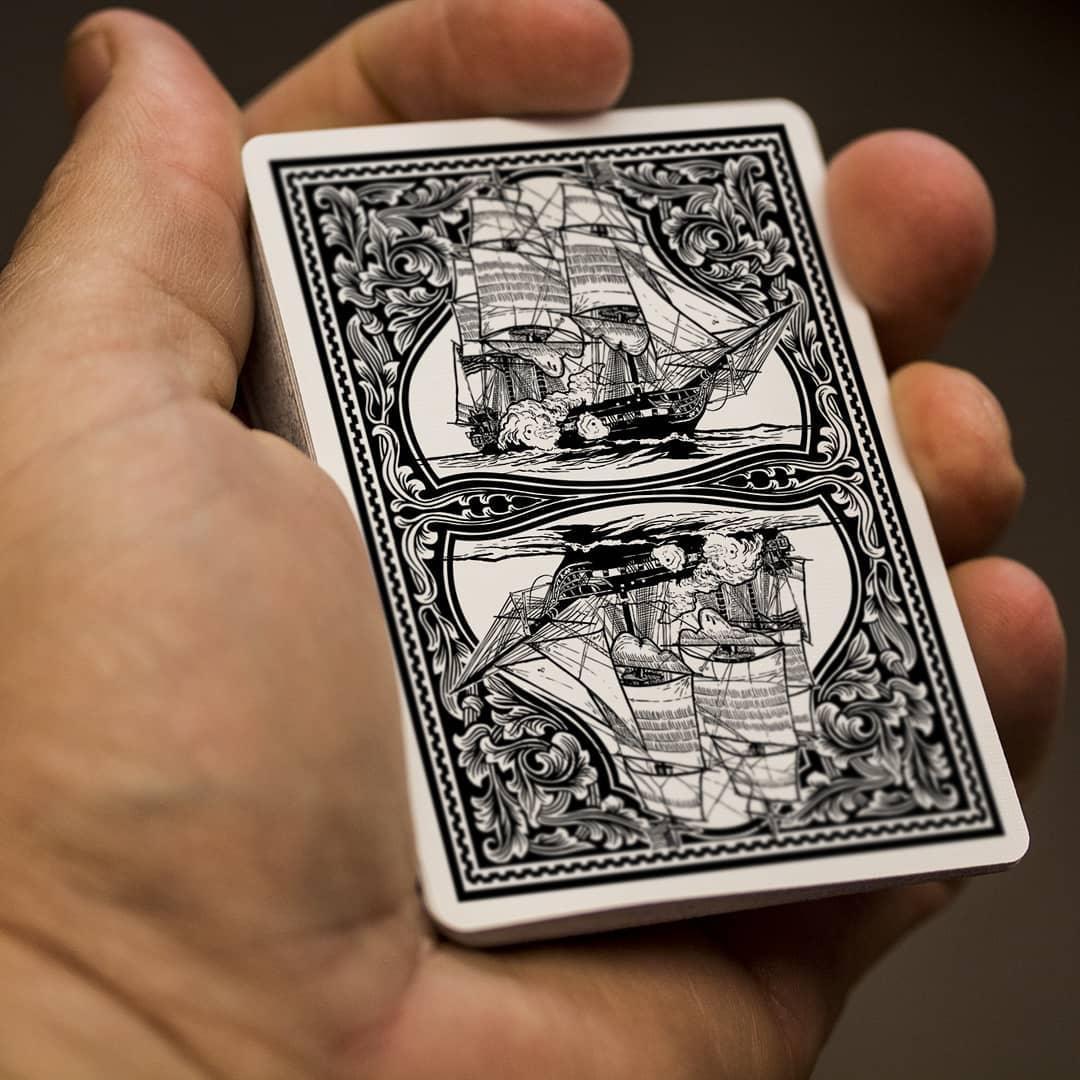 Kings Wild Project Old Ironsides Playing Cards - Premium Collectible Deck for Card Games, Magic Tricks & Poker Nights
