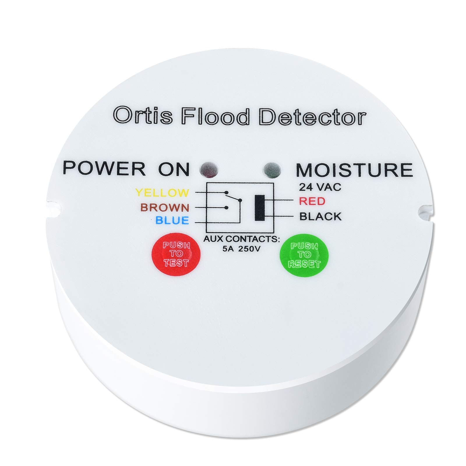 **Ortis Smart Water Leak Detector & Flood Alarm - Automatic Shutoff Sensor for Home, Basement, Bathroom - Prevent Water Damage with Moisture Detection**    *(Perfect for kitchens, laundry rooms, and under sinks to protect against leaks and flooding!)*