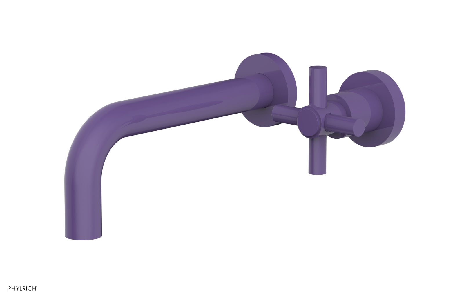 D131-15 Single Handle Wall Mount Lavatory Faucet Set - Cross Handle Design for Bathroom Sink, Perfect for Modern Home & Commercial Use