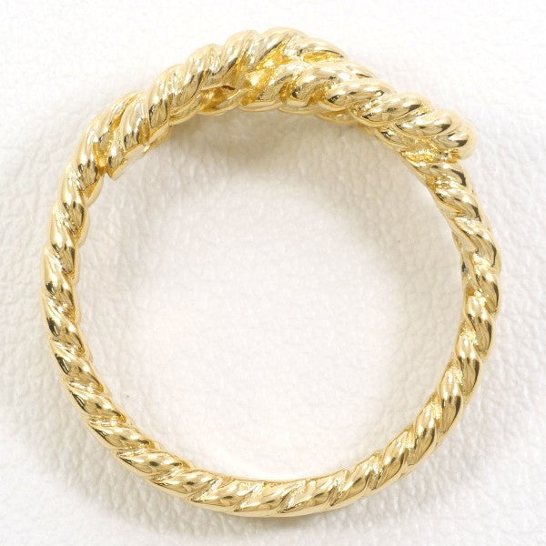 18K Yellow Gold Ring for Women - Elegant Solid Gold Band, Dainty Minimalist Jewelry for Everyday Wear, Gift for Her, Anniversary, Wedding, Engagement, Valentine's Day