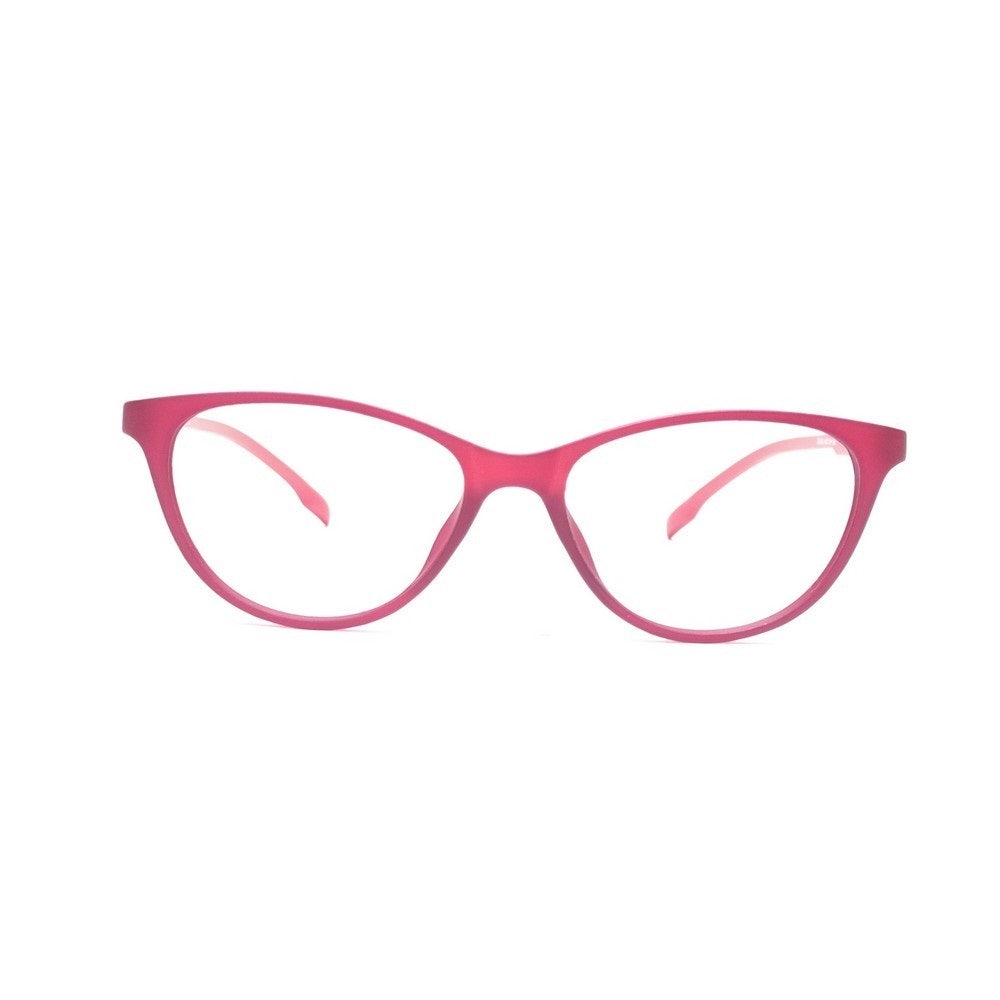 Red Cat Eye Kids Spectacle Frames - Zero Power Glasses for Boys & Girls Ages 3-6 Years | Stylish & Durable Eyewear for School, Reading & Playtime