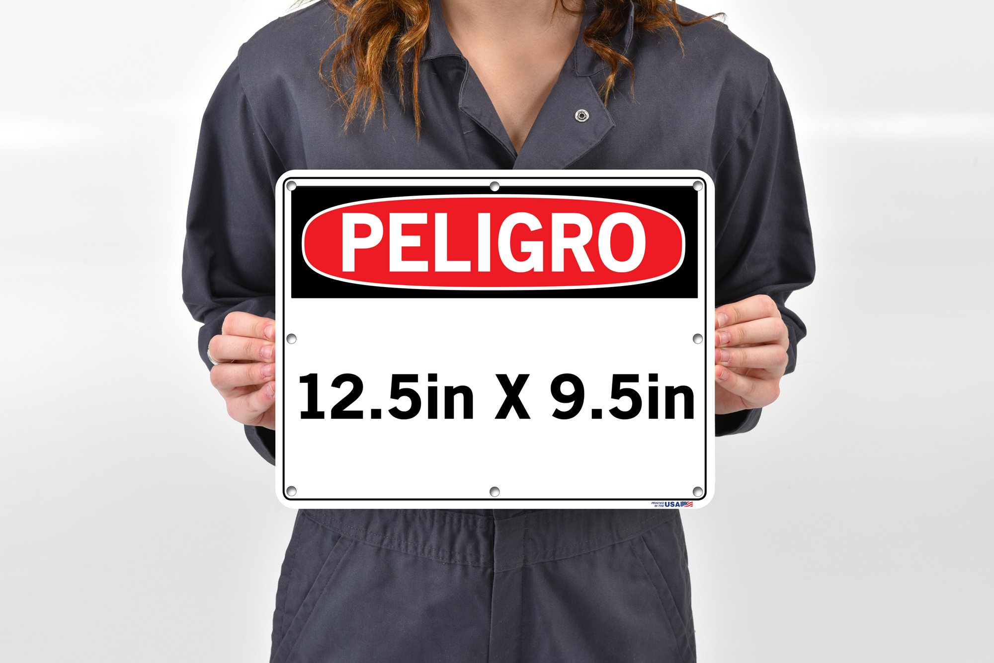 DANGER Sign - Aluminum Safety Sign 12.5