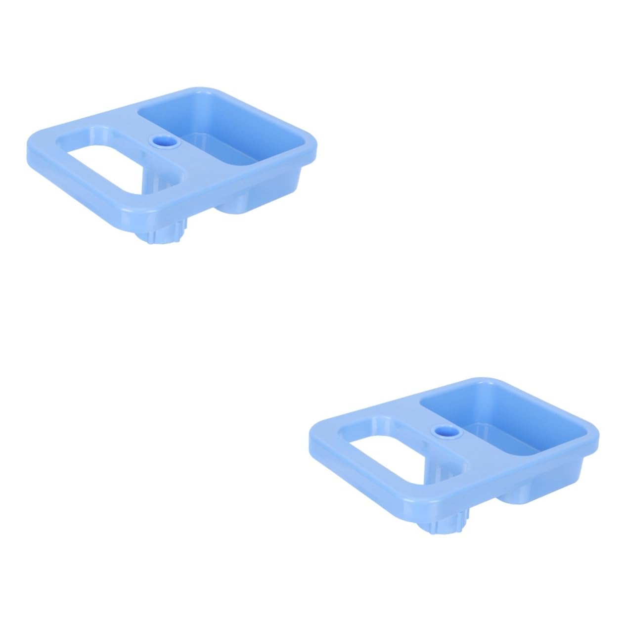 Healvian 2pcs IV Pole Tray - Plastic Medical Storage for IV Stand Accessories